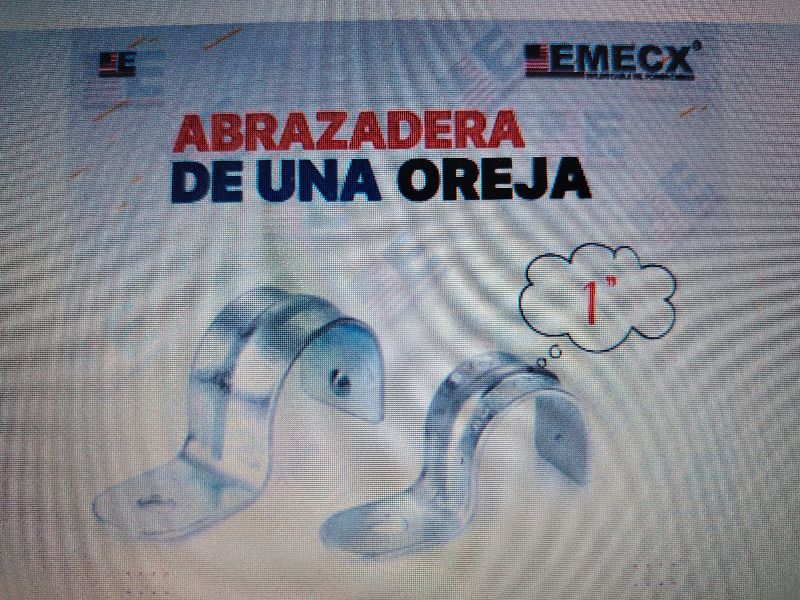 Abrazadera de 1" de 1 oreja