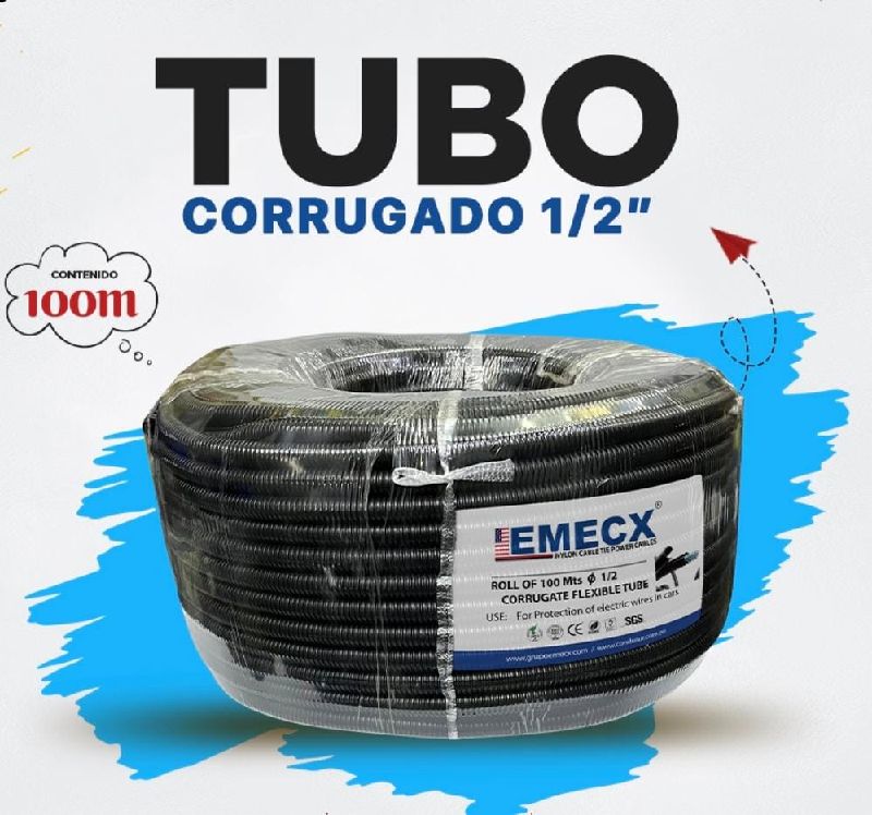 CORRUGADO DE 1/2 NEGRO
