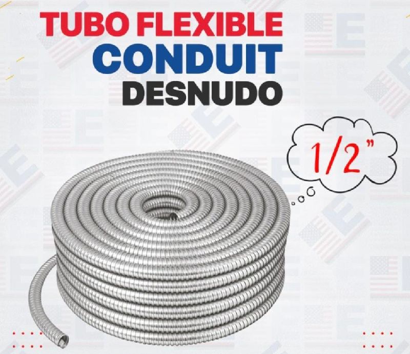 Corrugado flexible de 1/2 Conduit