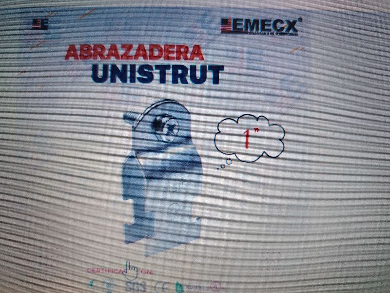 Abrazadera Unistruz de 1