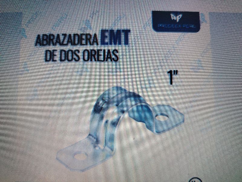 Abrazadera de 1" de 2 orejas