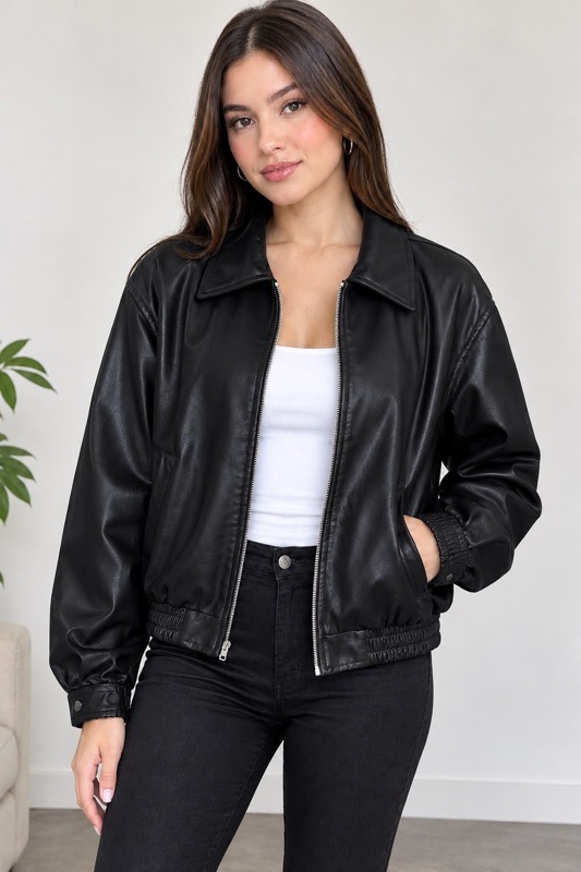 Boomber jacket negro