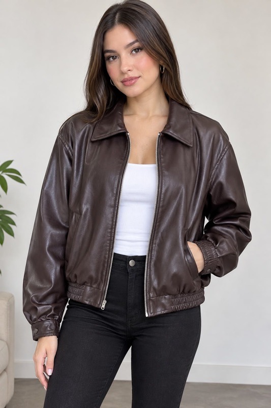 Boomber jacket marron