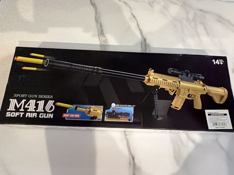 Escopeta pistola aire  lanza fomi M416