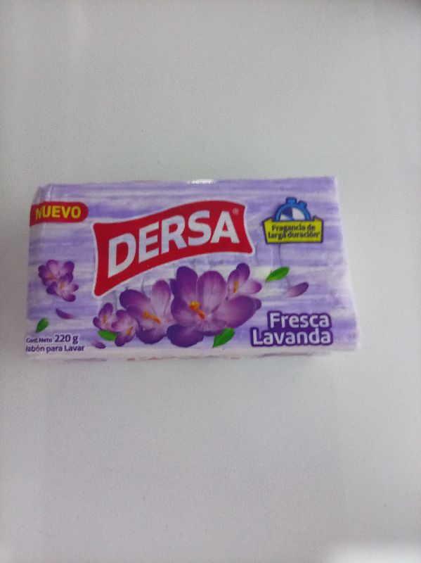 Derza jabón barra morado vetiado