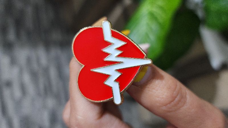 Pin corazón