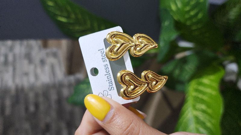 Aretes Doble corazón ❤️