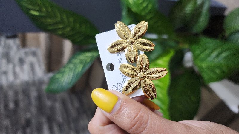 Aretes Flor Gde