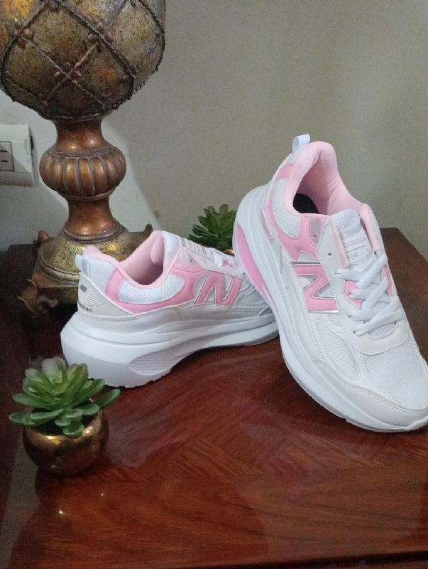 New balance blanco-rosa