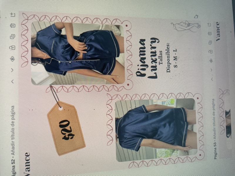 Pijama luxury (azul)