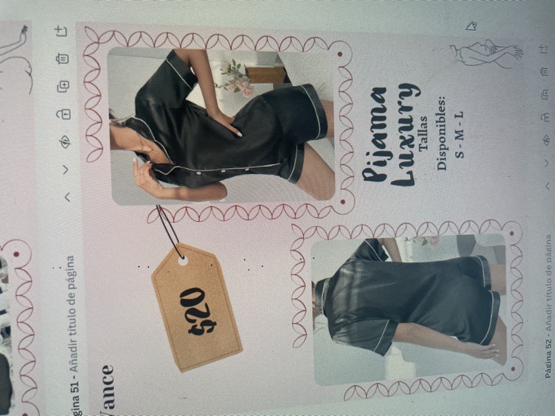 Pijama luxury (Negro)