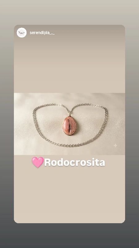 Dije Rodocrosita Cabuchon
