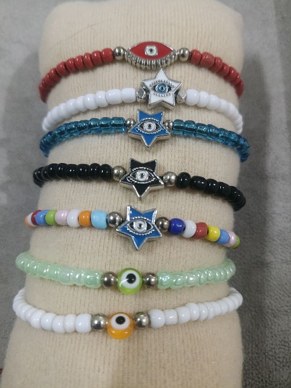 Pulsera mostacillón ojo turco