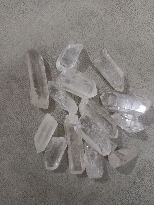 Puntas de cuarzo cristal