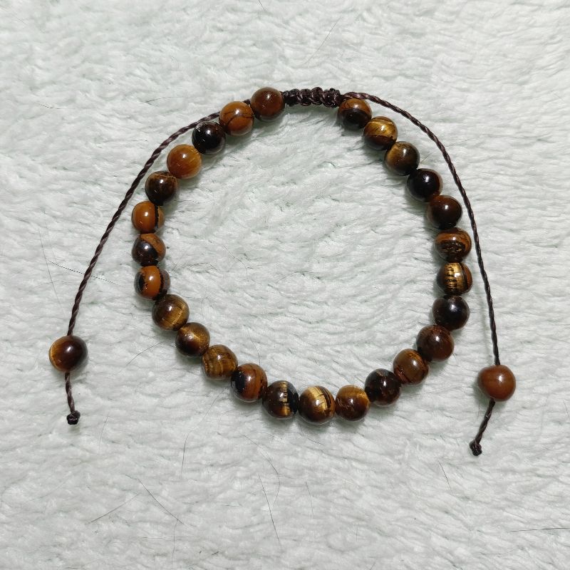 Pulsera de cristal natural 4mm
