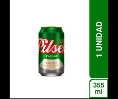 lata de cerveza pilsen 355ml