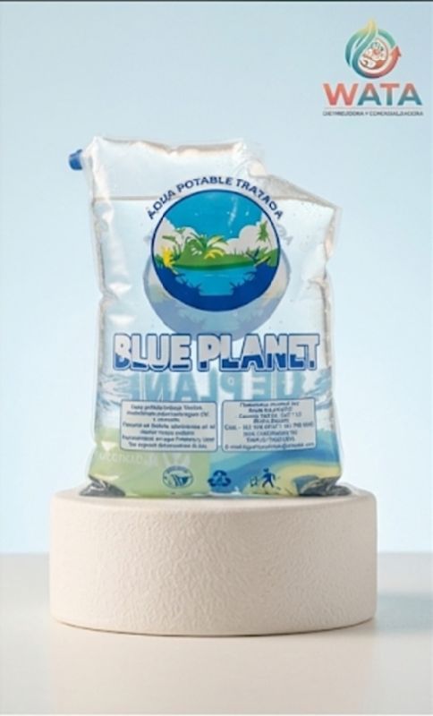 Agua Blue Planet X 6 litros bolsa con tapa
