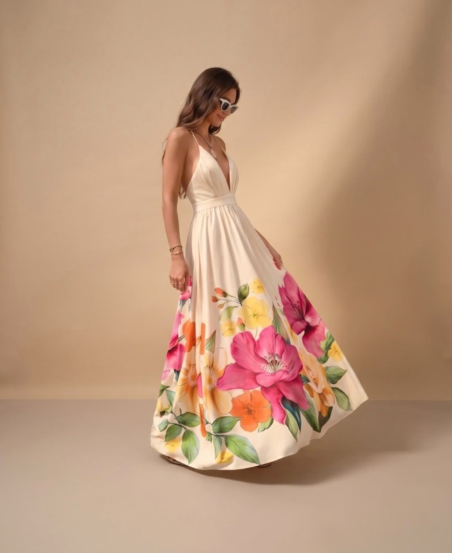 Vestido floreado