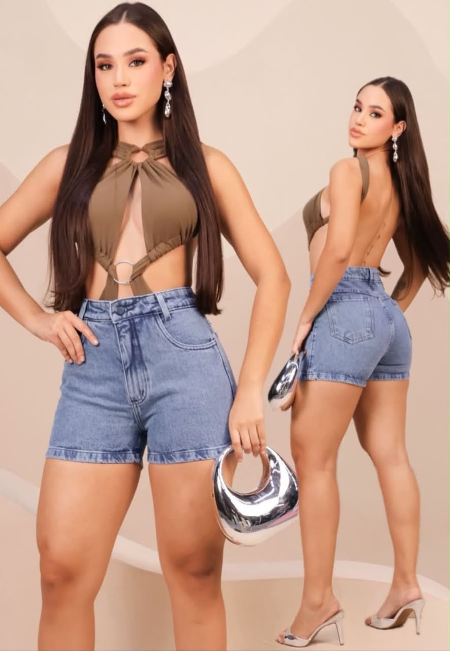 Short Jeans Peg Vest