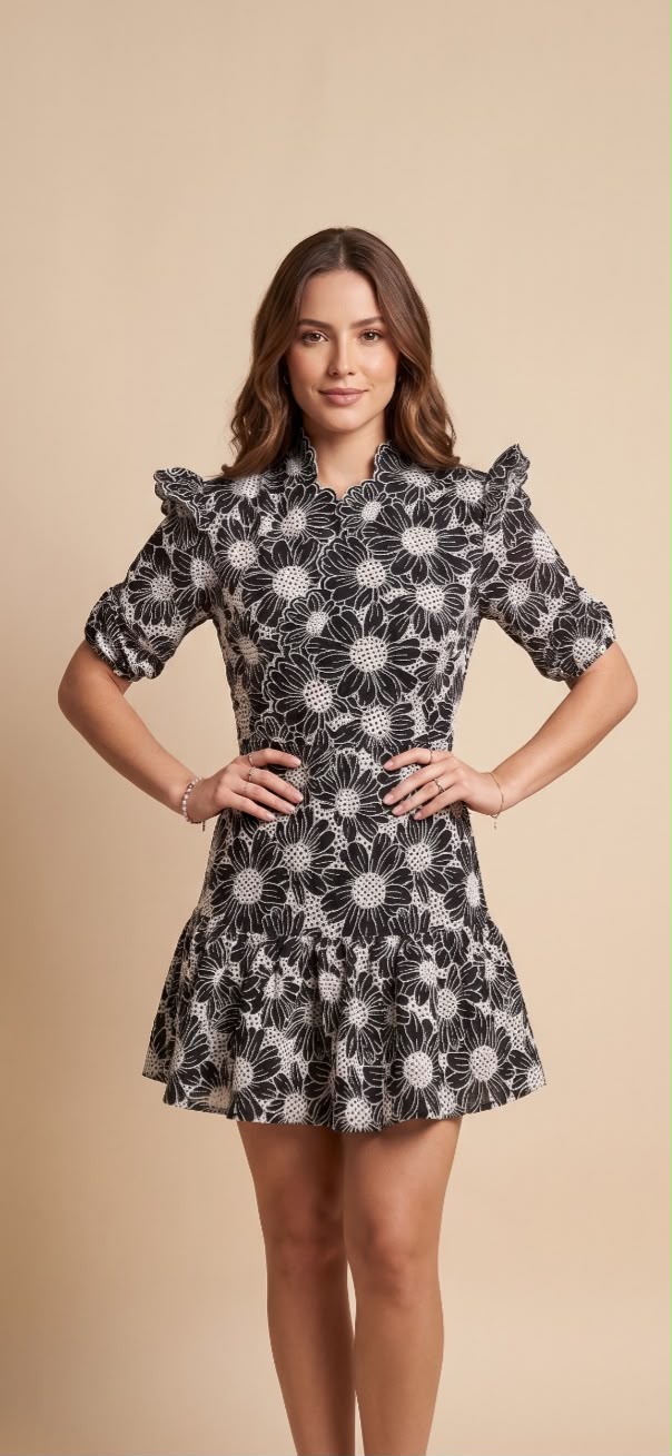 Vestido Guipure