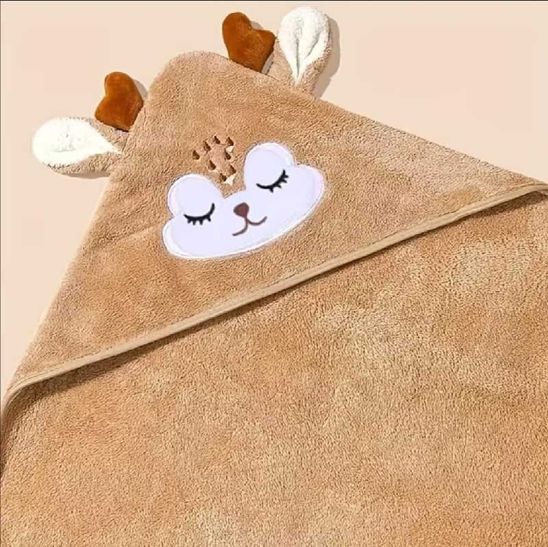 Toalla con Capucha para Bebé – Diseño Ciervito