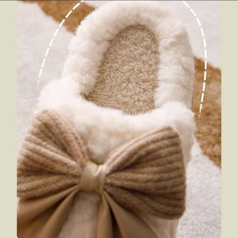 Pantuflas de mono blancas