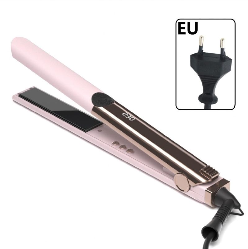 Plancha de cabello eu rosa