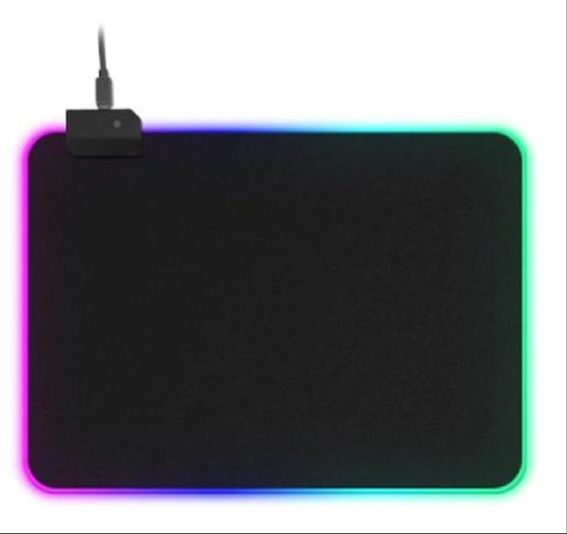 Mouse Pad Gamer RGB-01 XL con Luces LED RGB – Base Antideslizante USB