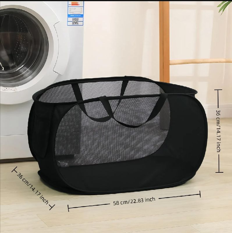 Cesto Organizador de Ropa Plegable  – Lavadero, Dormitorio y Baño