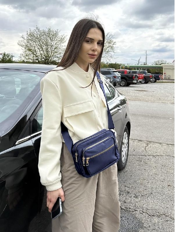 Bandolera Crossbody Impermeable Premium | Bolso Urbano Multi Bolsillos