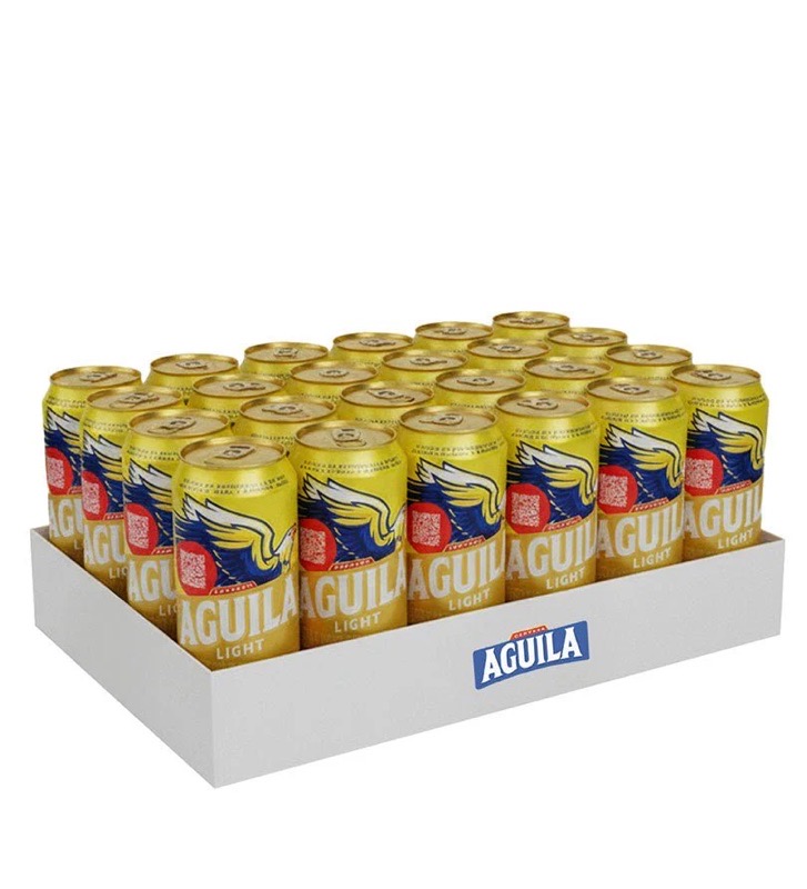 1. CAJA Aguila light Lata