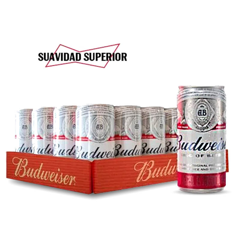 CAJA Budweiser Lata