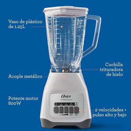 licuadora oster blanca