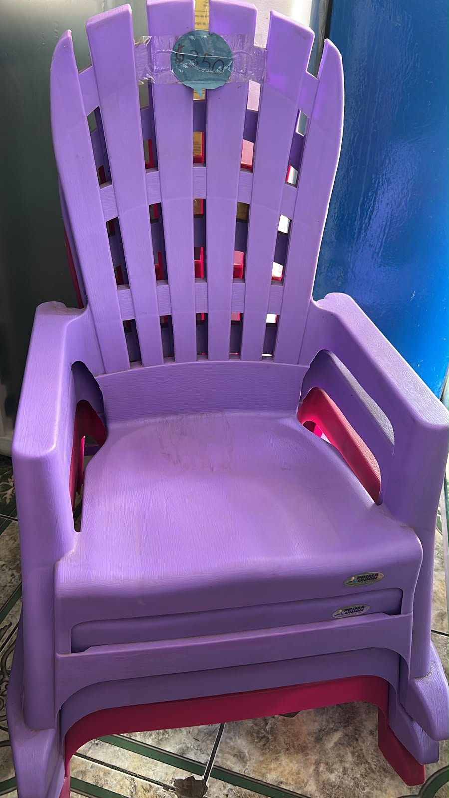 Silla mesedora infantil plastimás vertical