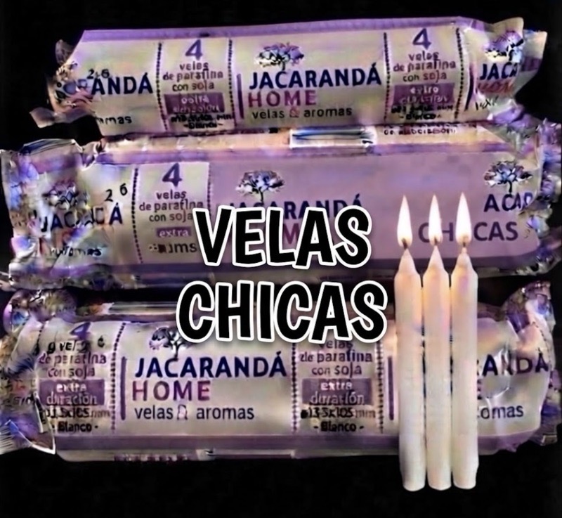 VELAS CHICAS x4