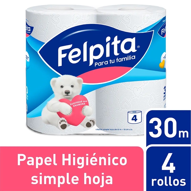 PAPEL HIGIÉNICO X4