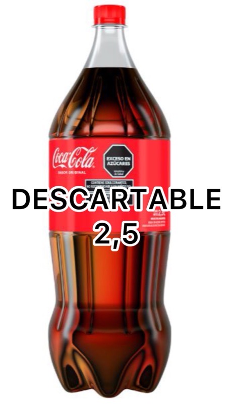 COCA 2,5 DESCARTABLE