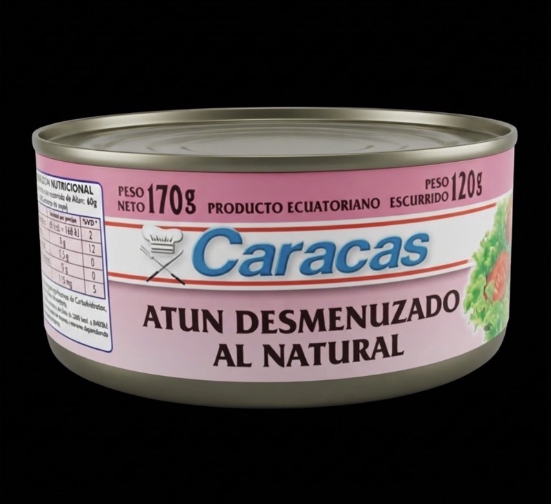 ATÚN DESMENUZADO AL NATURAL CARACAS