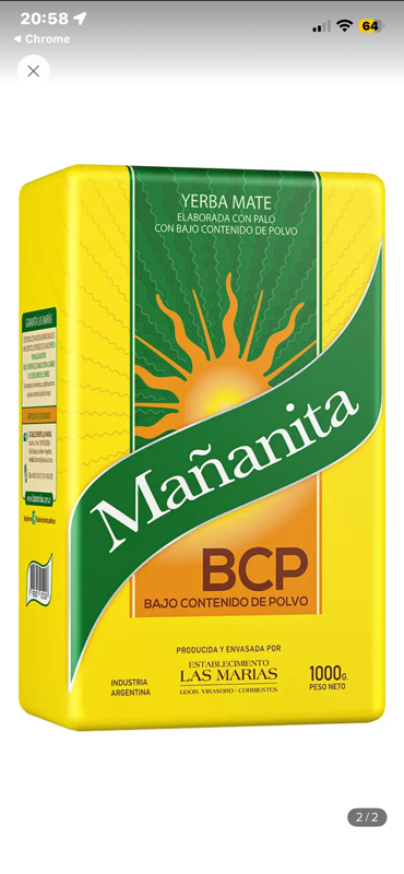 YERBA MAÑANITA X 500gr