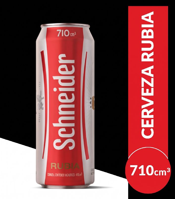 CERVEZA SCHNEIDER LATA 710cc