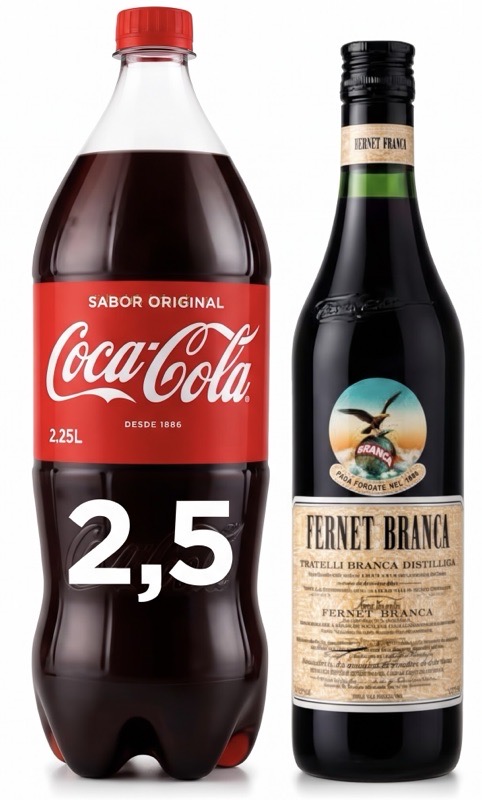 FERNET+COCA 2,5