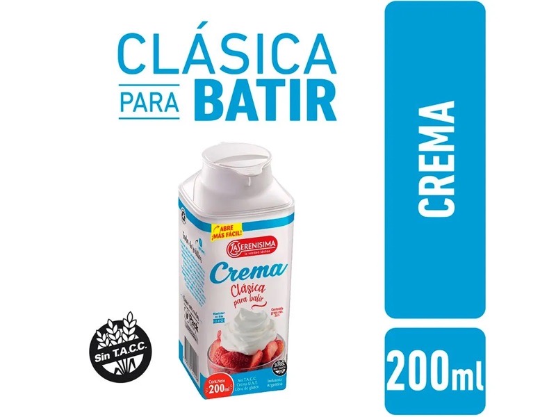 CREMA DE LECHE PARA BATIR X 200