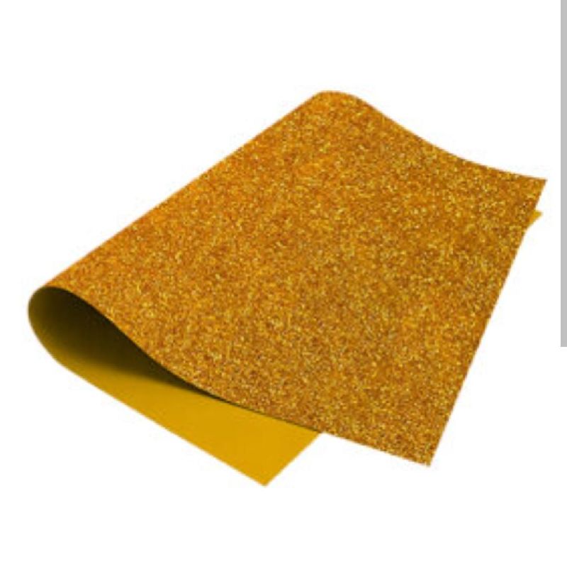 pliego de foamix escarchado dorado