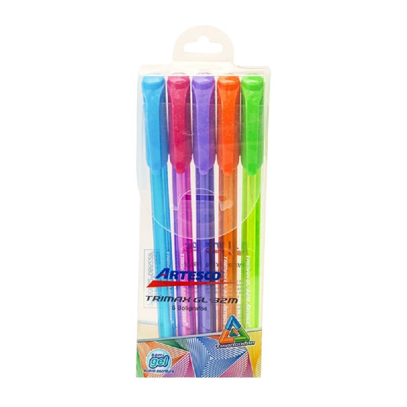 BOLIGRAFO TRIMAX GEL 1.0 X  5 COL.
