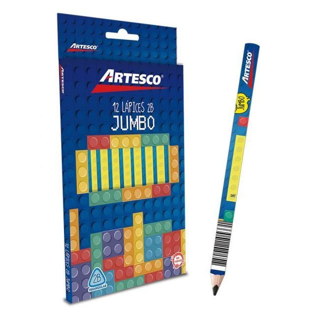 LAPIZ TRIANGULAR JUMBO 2B S/BORRADOR