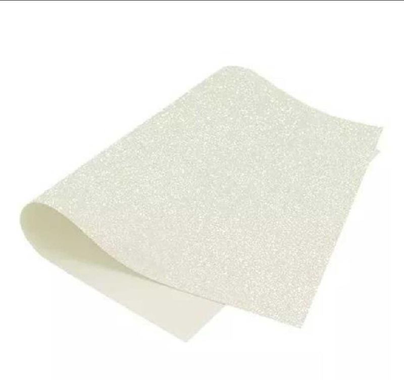 pliego de foamix escarchado blanco tornasol